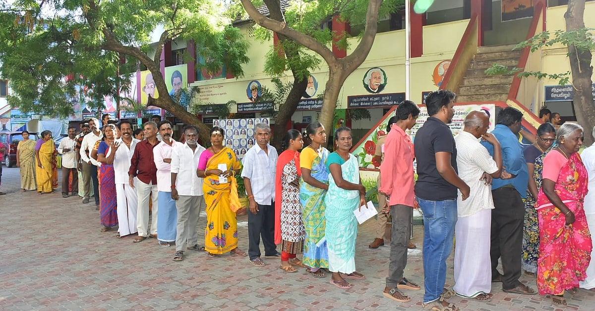 தமிழக சட்டமன்ற தேர்தல்: காலை 11 மணி நிலவரப்படி 37.56% வாக்குகள் பதிவு