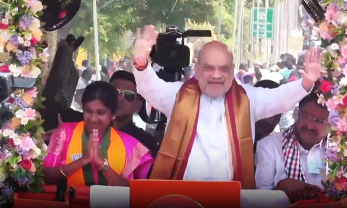 தி.மு.க.வில் குடும்ப அரசியல் தொடர்கிறது: அமித்ஷா குற்றச்சாட்டு