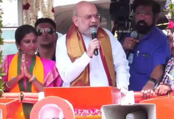 மகனை முதல்வராக்குவதே ஸ்டாலின் குறிக்கோள்: அமித்ஷா குற்றச்சாட்டு
