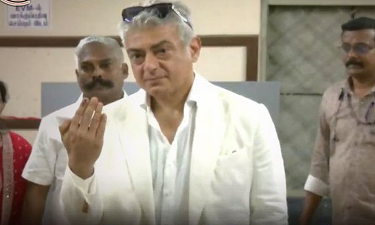 தமிழக சட்டசபை தேர்தல்: முதல் வாக்காளராக நடிகர் அஜித்குமார்