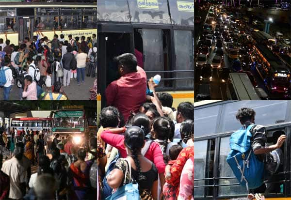 போதிய பஸ்வசதி இல்லை: தென் மாவட்டங்களில் ஓட்டுப்பதிவு குறைய காரணம்