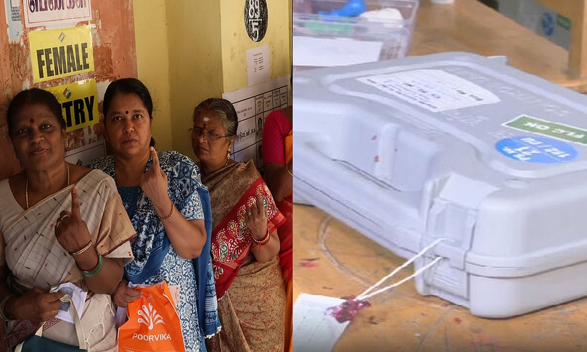 தமிழக சட்டசபை தேர்தல் வாக்குப்பதிவு நிறைவு-எந்திரங்களுக்கு சீல்