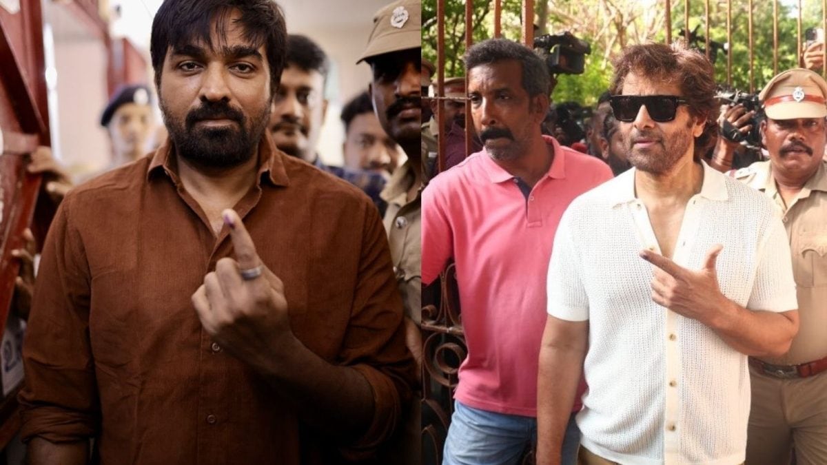 திரைப்பிரபலங்கள் வாக்களித்து ஜனநாயக கடமையாற்றினர்