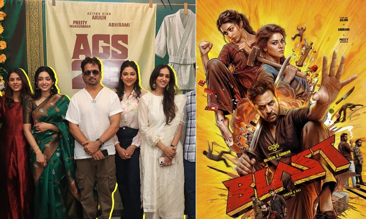 அர்ஜுனின் ‘பிளாஸ்ட்’ படத்தின் முதல் பார்வை வெளியீடு