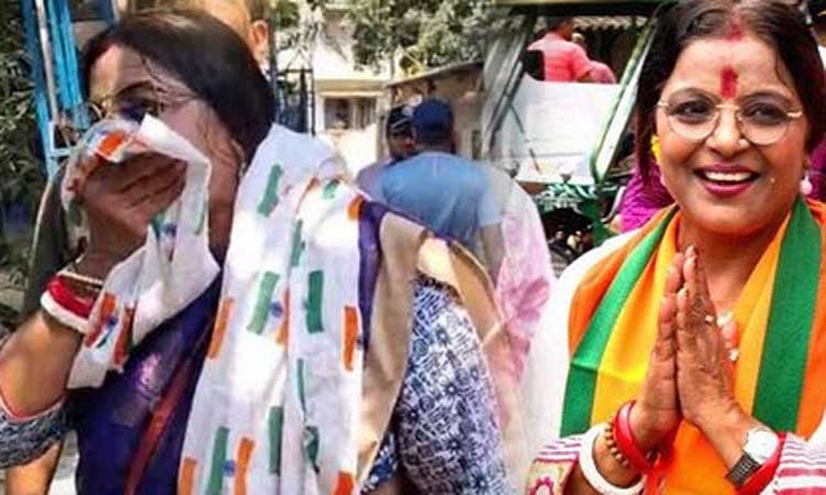 மேற்கு வங்காளம்: கொடி அவமதிப்பு புகாரில் பாஜக வேட்பாளர்