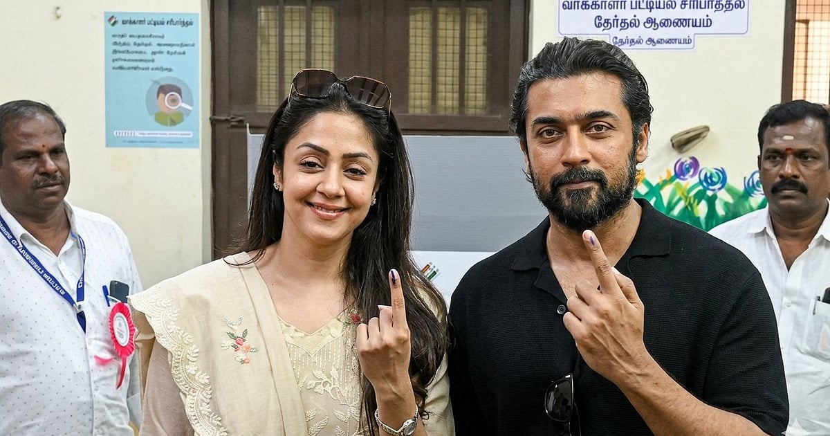 தமிழக சட்டமன்ற தேர்தல் 2026: நடிகர் சூர்யா உட்பட பலரும் வாக்களிப்பு