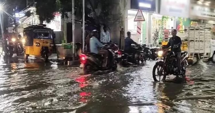 தமிழகத்தின் 10 மாவட்டங்களில் இன்று இரவு வரை மழைப்பொழிவு