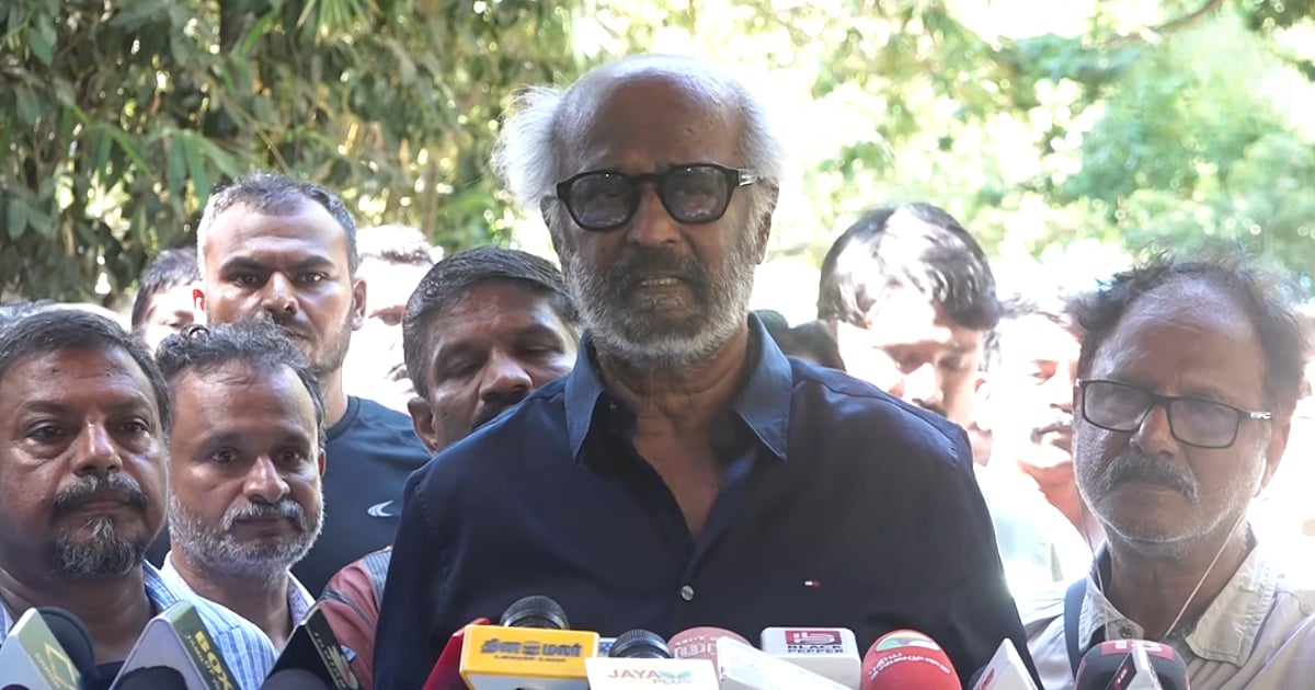 100வது படத்தில் நீங்கள் நடிக்க வேண்டும் என்றார் ஆர்.பி. சௌத்ரி! – ரஜினி பகிர்வு