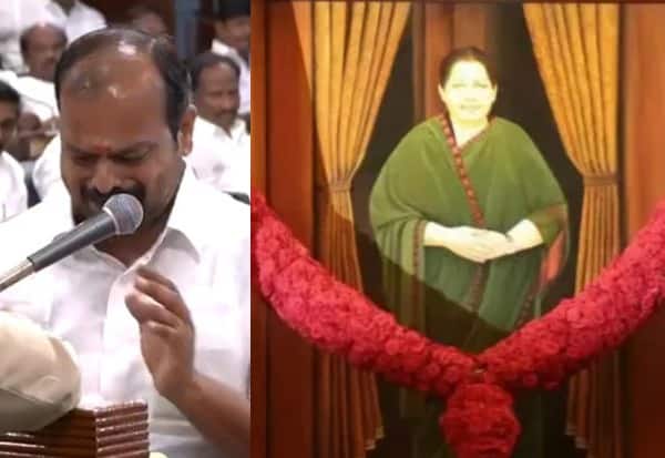 அம்மா காப்பாத்துங்க: ஜெயலலிதா படத்தை வணங்கி அழுத அதிமுக எம்எல்ஏ (மே 12)