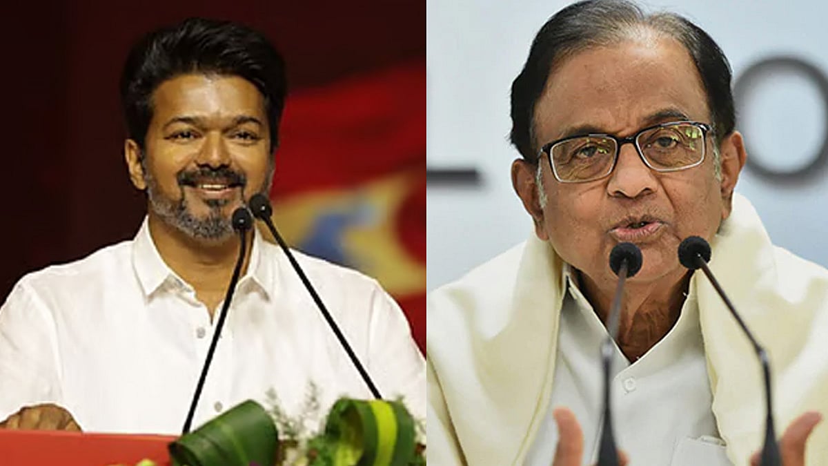 தமிழக வெற்றிக் கழகத்திற்கு ப.சிதம்பரம் வாழ்த்து