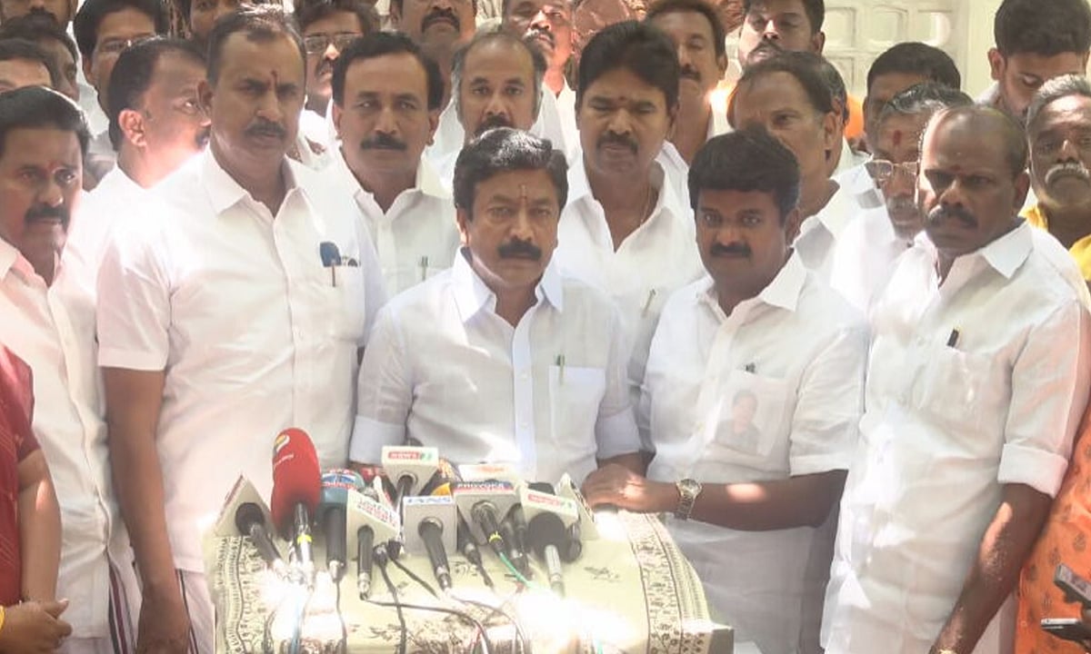 திருமாவளவனை முதல்வராக்க மறுத்த ஈபிஎஸ்: சி.வி.சண்முகம் கடும் குற்றச்சாட்டு