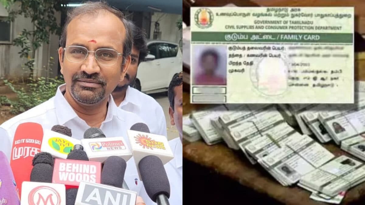 புதிய ரேஷன் கார்டு விண்ணப்பங்கள்: விரைவில் வழங்க நடவடிக்கை – அமைச்சர் வெங்கட்ராமன் அறிவிப்பு