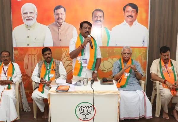 கட்சி மேலிட முடிவுகளுக்கு கட்டுப்பட வேண்டும்: கோவையில் பா.ஜ.க மையக்குழு கூட்டத்தில் பி.எல். சந்தோஷ் அறிவுரை