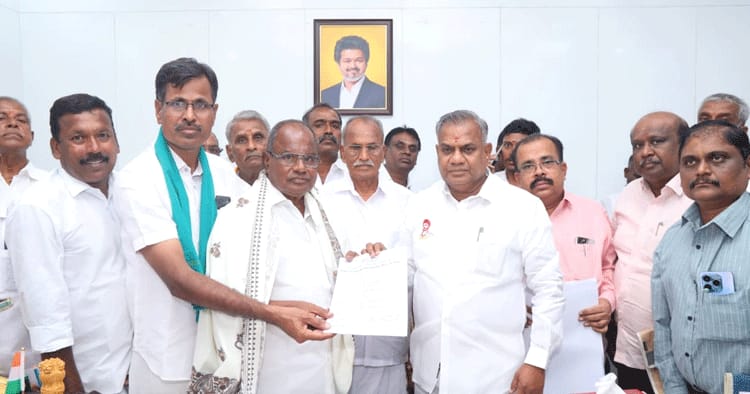 பி.ஏ.பி திட்டக்குழு அமைச்சர் என். ஆனந்தை சந்தித்து கோரிக்கை மனு