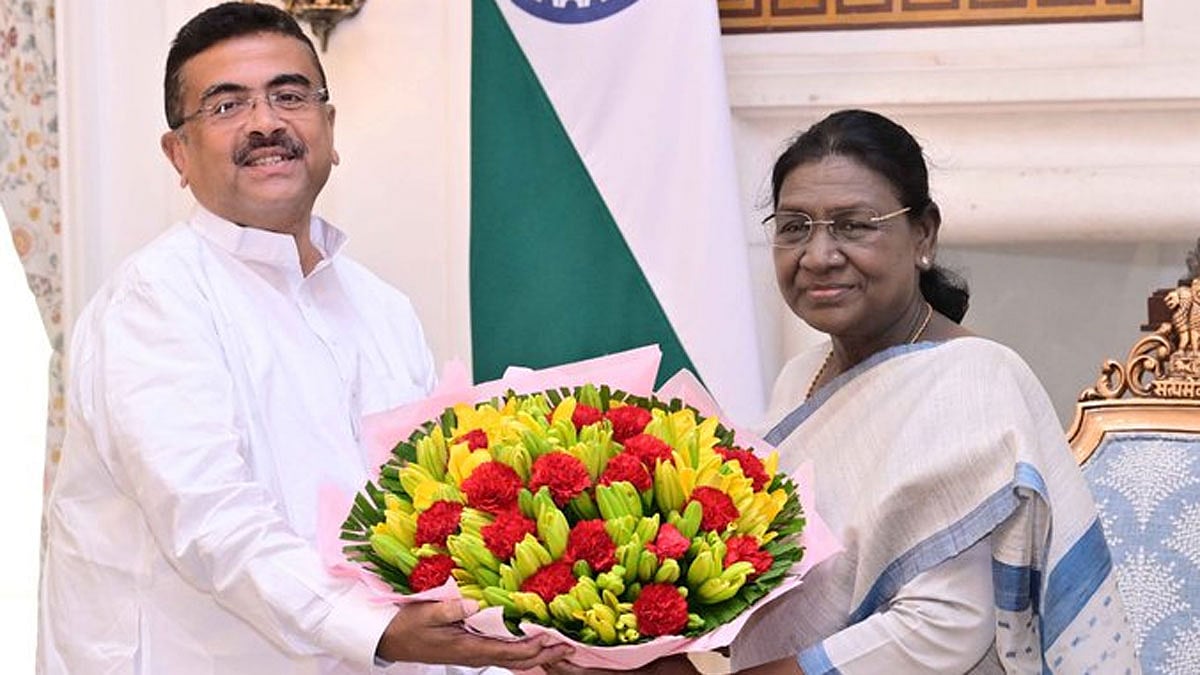 டெல்லியில் ஜனாதிபதி முர்மு மற்றும் பிரதமர் மோடியைச் சந்தித்தார் மேற்கு வங்க முதல்வர் சுவேந்து அதிகாரி