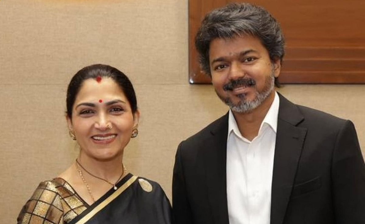 முதலமைச்சர் விஜய்யை சந்தித்த நடிகை குஷ்பு: சின்னத்திரை தயாரிப்பாளர்களின் கோரிக்கைகளை எடுத்துரைத்தார்