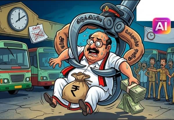 அரசுப் பேருந்து நிறுவனங்களில் முறைகேடாக விடுப்பு பெற்ற நிர்வாகிகள் மீதான நடவடிக்கை