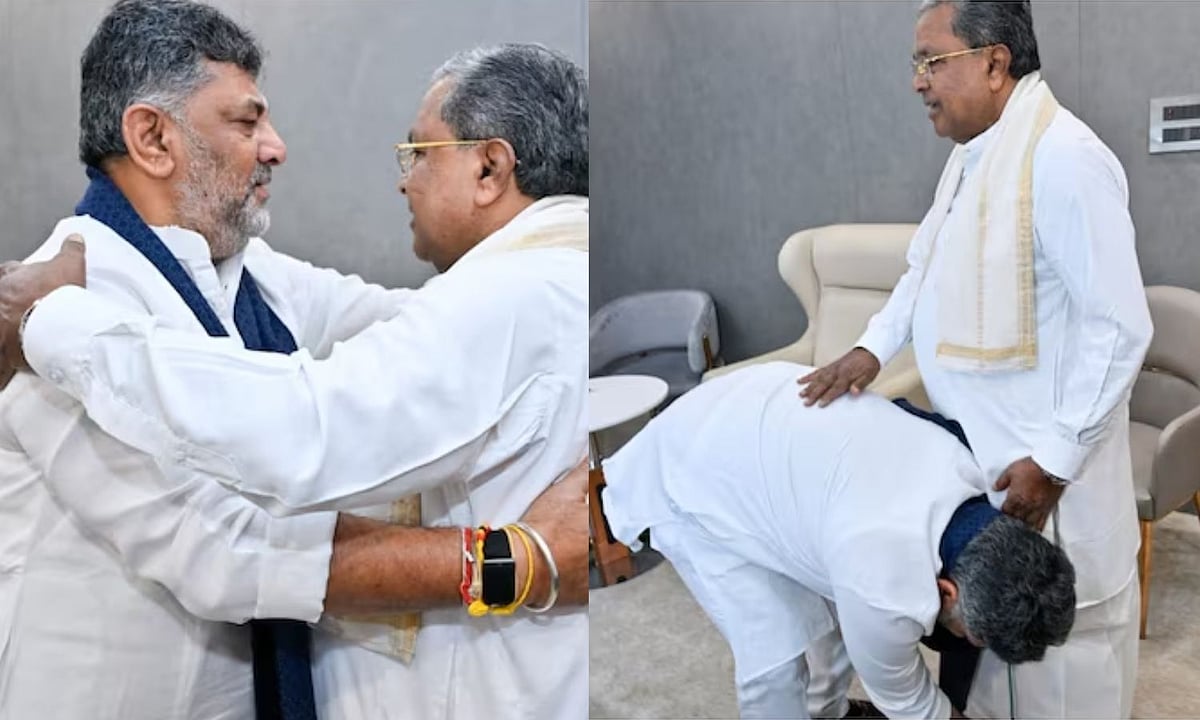 கர்நாடக முதல்வர் பதவி மாற்றம்: சித்தராமையா மற்றும் டி.கே. சிவகுமார் சந்திப்பு