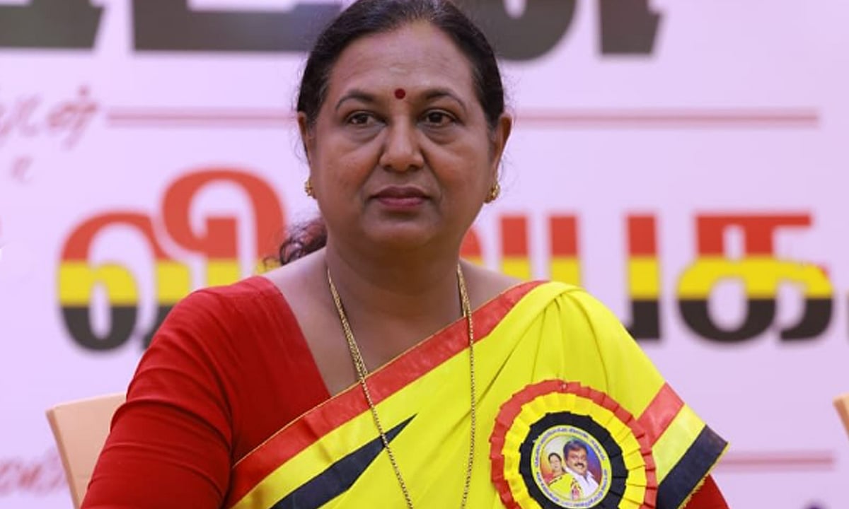 சென்னை கோயம்பேட்டில் தேமுதிக மாவட்ட செயலாளர்கள் ஆலோசனைக் கூட்டம்