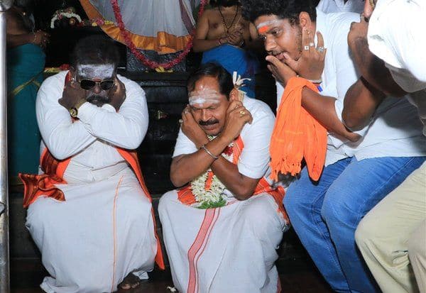 அதிர்ச்சி! உதயநிதி ஸ்டாலினுக்கு ‘புத்தி’ வர தோப்புக்கரணம்: கோவை கோவில் பரபரப்பு (மே 2026)