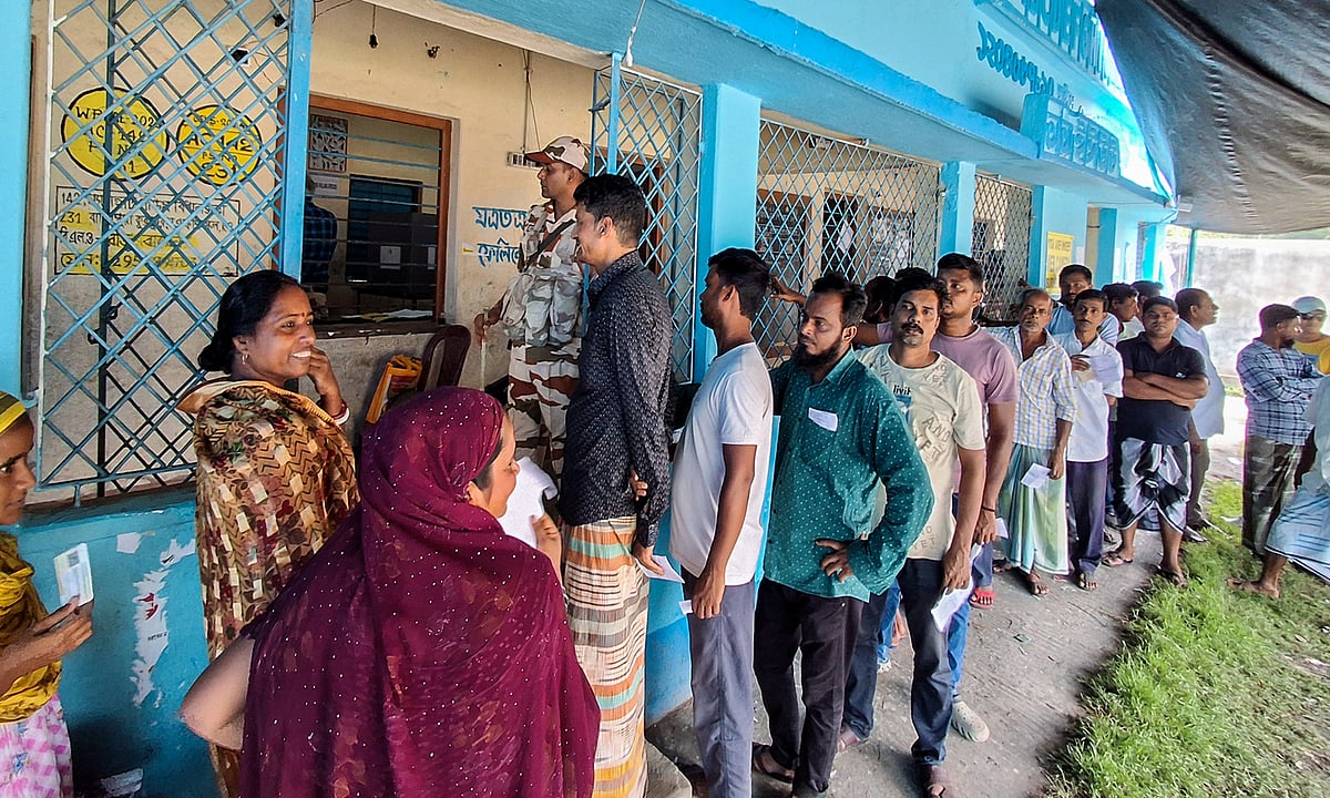 மேற்கு வங்காளம் ஃபால்டா தொகுதி: மறு வாக்குப்பதிவில் 31.5% வாக்குகள் பதிவு
