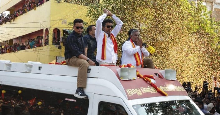 தவெக முதல் தேர்தலில் 34.9% வாக்குகள்: 25 ஆண்டுகளில் சாதனை