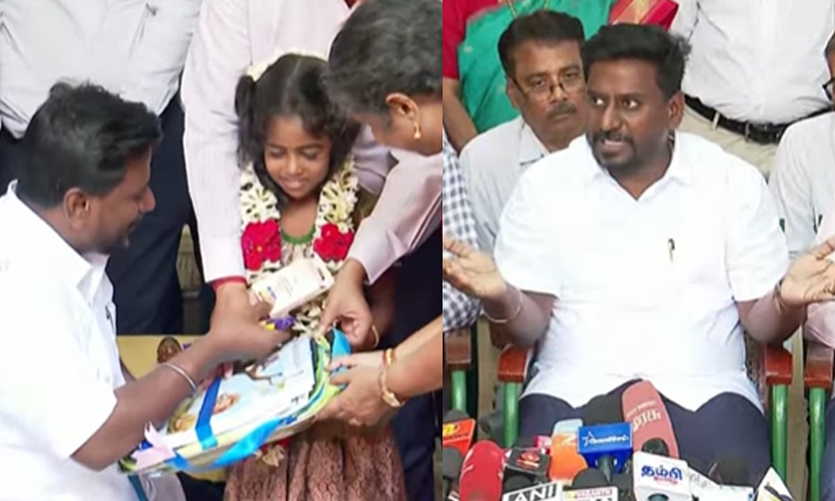 அரசுப் பள்ளிகளில் 4 லட்சம் மாணவர் சேர்க்கை இலக்கு: அமைச்சர் ராஜ்மோகன் அறிவிப்பு