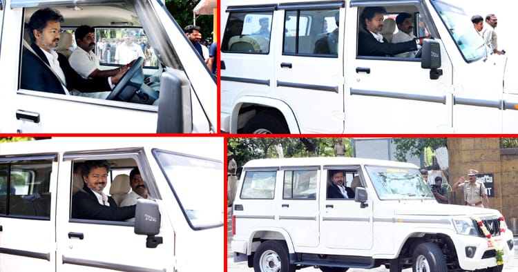 மருத்துவத்துறை கண்காணிப்பு பணிகளுக்காக 40 புதிய வாகனங்களை முதல்வர் விஜய் வழங்கினார்