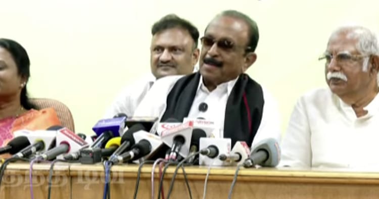 முதல்-அமைச்சர் விஜய் குதிரை பேரத்தில் ஈடுபடவில்லை – வைகோ அதிர்ச்சி கருத்து (மே 5)