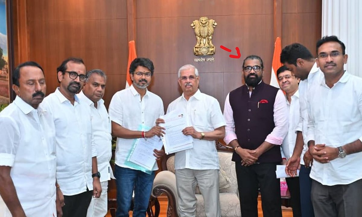 ஆளுநரை சந்தித்த விஜய்: உடன் இருந்த ‘ஜனநாயகன்’ தயாரிப்பாளர்! (Live Update)