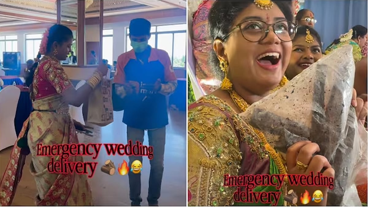 திருமணத்தில் ஸ்விக்கி டெலிவரி மாஸ் (Live Update)! வைரலாகும் வீடியோ