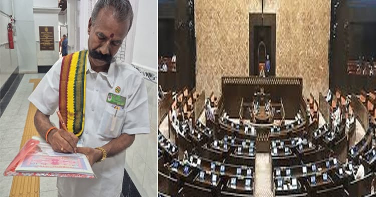 மாநிலங்களவை இடைத்தேர்தல்: சுயேச்சை வேட்பாளராக பத்மராஜன் வேட்புமனு தாக்கல்