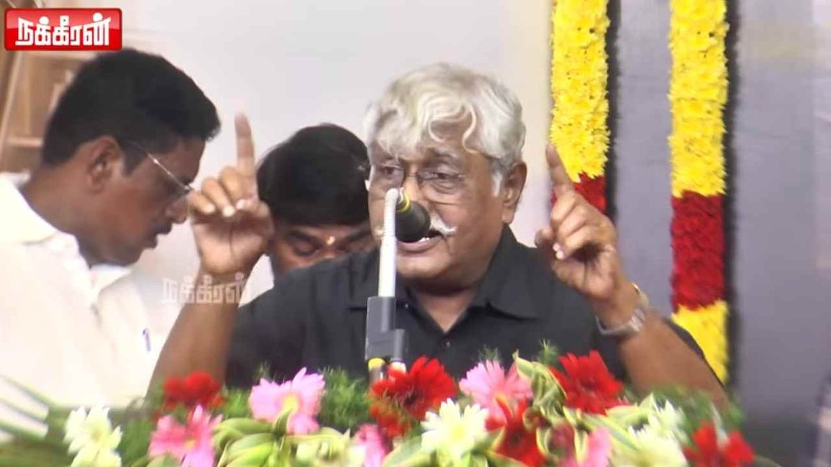 முன்னாள் முதல்வர் மு.க. ஸ்டாலின் அரசு மற்றும் மத்திய அரசுக்கு எதிராக சுப.வீரப்பன் கடும் விமர்சனம்