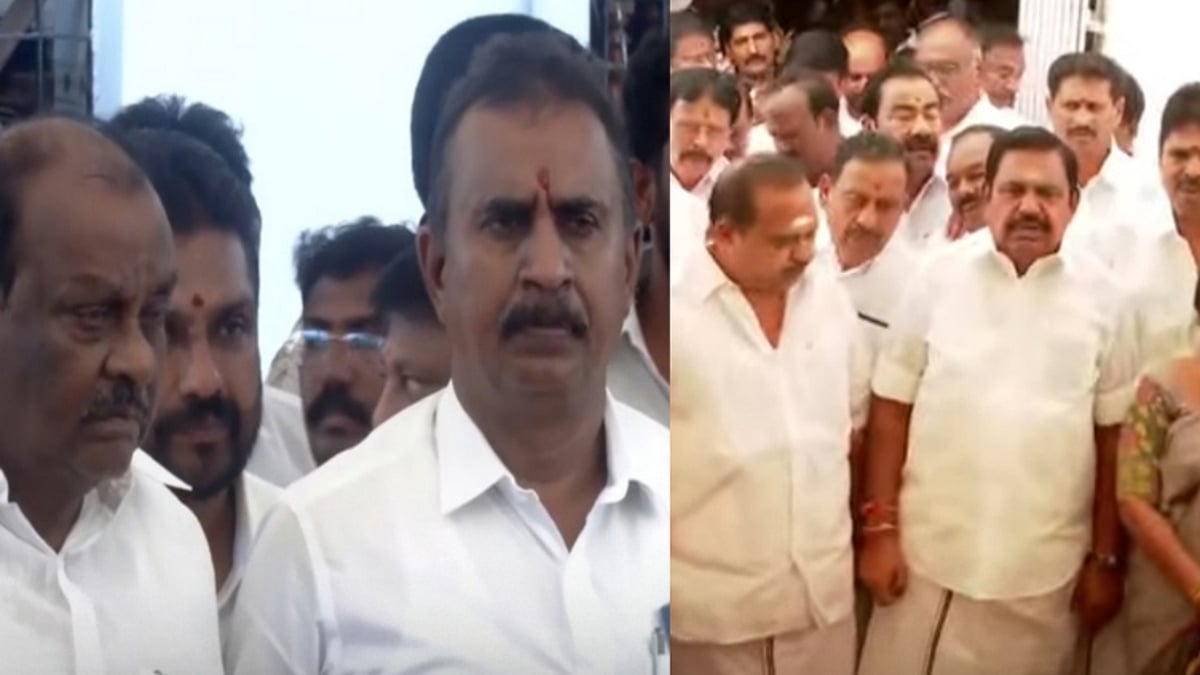 சட்டமன்றத்தில் அதிமுக உறுப்பினர்கள் வெளிநடப்பு: கட்சிக்குள் நிலவும் கருத்து வேறுபாடு வெளிப்படையாகத் தெரி