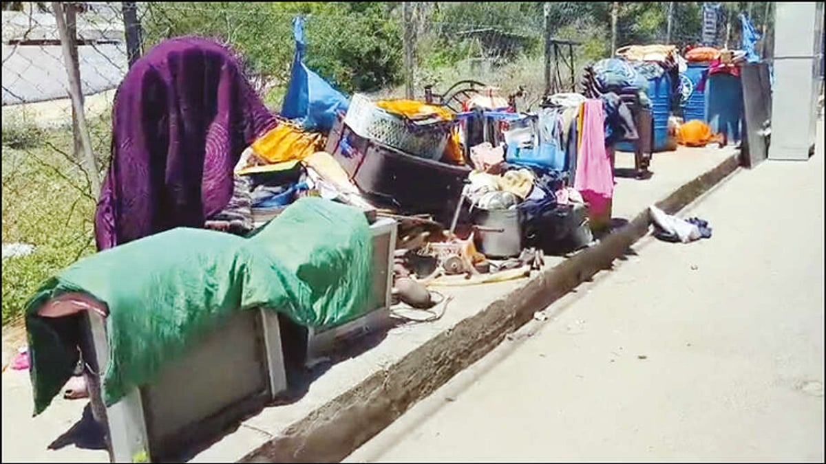 கோவையில் வாடகை வீடு வெளியேற்றம்