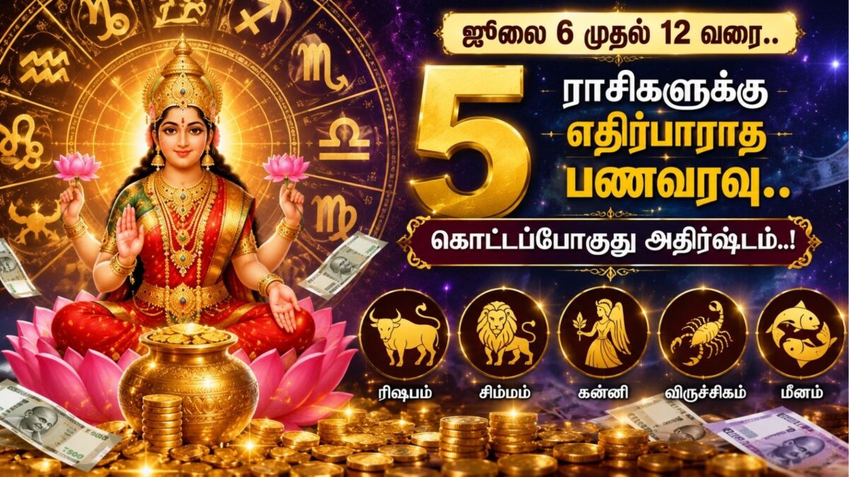 வாராந்திர ராசிபலன்